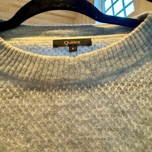 Quince Women's Light Gray Crewneck Sweater